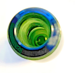 Pre 1860 dark green champagne bottle with kick up bottom