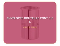 Orfèorerie de France Silver Plated Envelope Bouteille cont 1,5 for wine