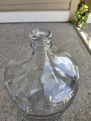 Vintage Italian Glass Jug Carboy 6 Gallon/23 Liters made in Italy.