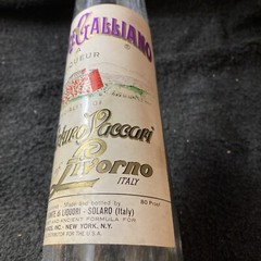 Vintage Italy Wine Bottle Liquore Galliano Livorno 18&Prime;tall Riunite di Liquori