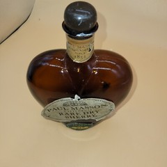Vintage Wine Bottle PAUL MASSON RARE FLOR SHERRY Curve’e 101F. Saratoga CA