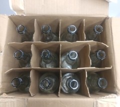 LOT OF 12 FastRack – W5 Wine Bottles – Bordeaux Liquor Bottles – Clear – 750 ml