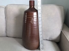1955 VINTAGE LANCERS ROSE CLAY-CROCK 15” JEROBOAM BOTTLE WITH ORIGINAL FOIL CAP