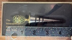 Metropolitan Museum of Art MMA Faberge Green Enamel Egg Wine Bottle Stopper New