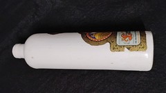 VTG 1960s/70s Beameister Liebfraumilch white Stoneware Bottle with lables