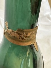 Vintage Mateus Rosé Portugal Green Glass Wine Bottles Set 2 Labels Display