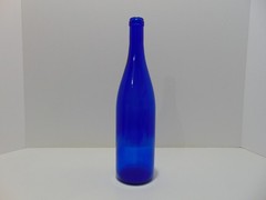 Cobalt Blue Glass Empty Wine Bottle 750 ML 9433 56 24 On The Bottom