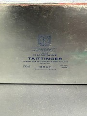 1986 Taittinger Collection Champagne Bottle (Empty) w/ Box – Hans Hartung Design