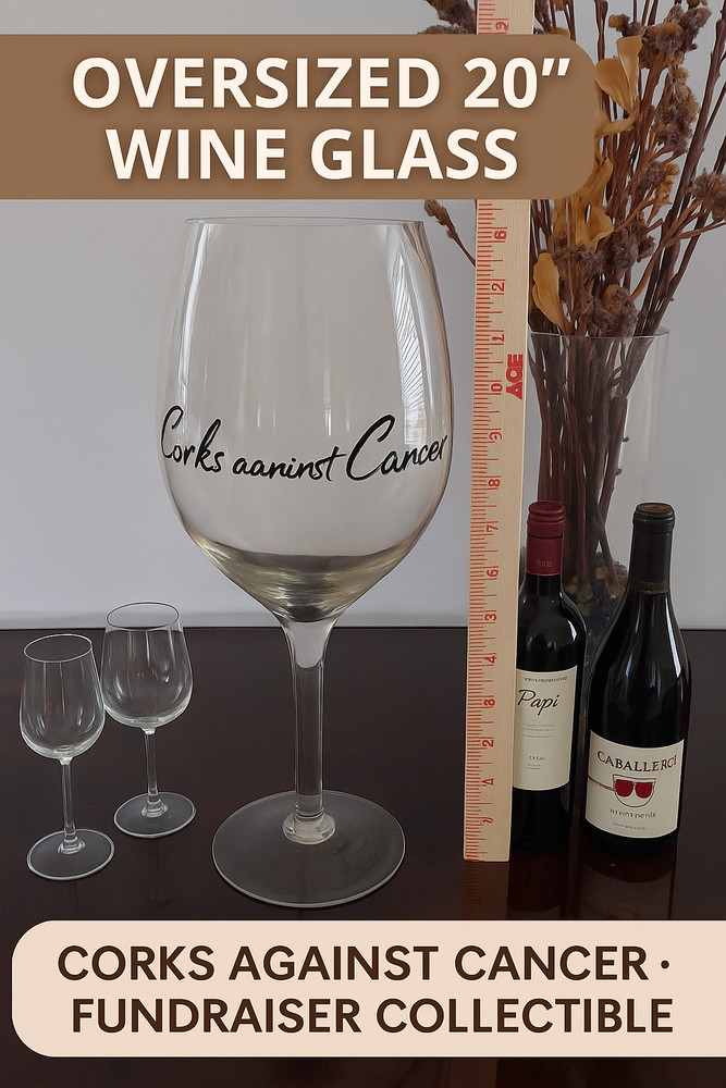 Giant Wine Glass 18&Prime;