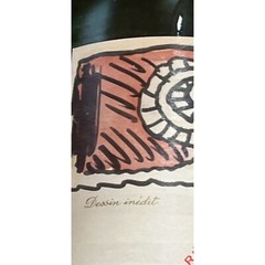 Vtg Wine Bottle Empty Chateau Mouton Rothschild 1966 Hand Written Hand Numbered