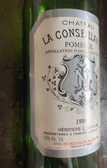 Chateau La Conseillante Wine Bottle Empty 1989 France Collectible 750ml