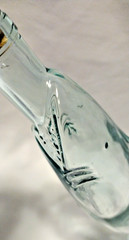 Vintage Shark Bottle Made in Italy Aqua 750 ml 15&Prime; 1979 No Chips Wine Antique B2