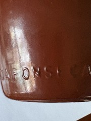 J.M. Da Fonseca Azeitão Vintage Glass Bottle 9 Inches Tall