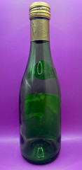 Vintage The Tower Hotel London 9&Prime; Red Table Wine Bottle – Empty – Green – Italy