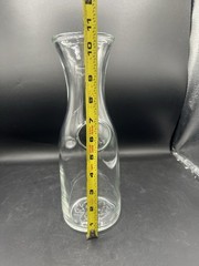 Vintage Paul Masson Clear Glass Wine Carafe Since 1852 Decanter Pitcher