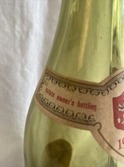 Vintage Faiveley Burgundy Cote-D’Or France Empty Bottle 1966 w/Cork, Empty (WC2)