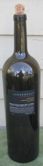 Large JUGGERNAUT WINE CO Dark Green 300cl/3L BOTTLE 2017 Hillside Cabernet 19&Prime;