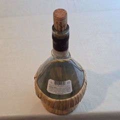 D&rsquo;Aquino Chianti Red Wine 1.5 L Green Glass Fiasco Bottle in Straw Basket