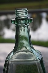Vintage TAYLOR SANGRIA Wine Bottle Dark Green Hammondsport NY New York Empty