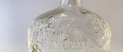Wine Bottle Garretts American Wines 4/5 Quart Embossed Clear Glass 9 5/8&Prime;