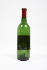 Stag&rsquo;s Leap Wine Cellars 1973 S.L.V. Cabernet Sauvignon empty bottle, with cork.