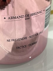 Armand de Brignac Rosé 1.5L Factice Dummy Display Bottle Pink Ace of (NJL029402)