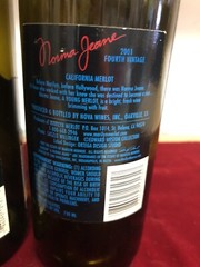3 EMPTY Vintage Marilyn Monroe Norma Jeane Young Merlot Empty Wine Bottles