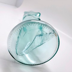Vintage Shark Wine Bottle Italian Made Aqua 750 ml 15&Prime; 1979 No Chips Shark Week