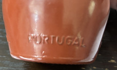 Vintage Wine Bottle Portugal J.M. da Fonseca Azeitao Brown on green 1960&rsquo;s