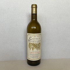 1980 Caymus Special Selection Cabernet Empty Bottle Signed by Charlie Wagner Sr