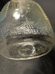 Vintage Italian Swiss Colony California 1950&rsquo;s Glass Gallon Wine Bottle Empty