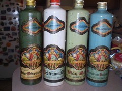 2 Different 1977-1980 German Melkmeister Vtg Wine Bottles 11 1/2&Prime; YOU CHOOSE ONE