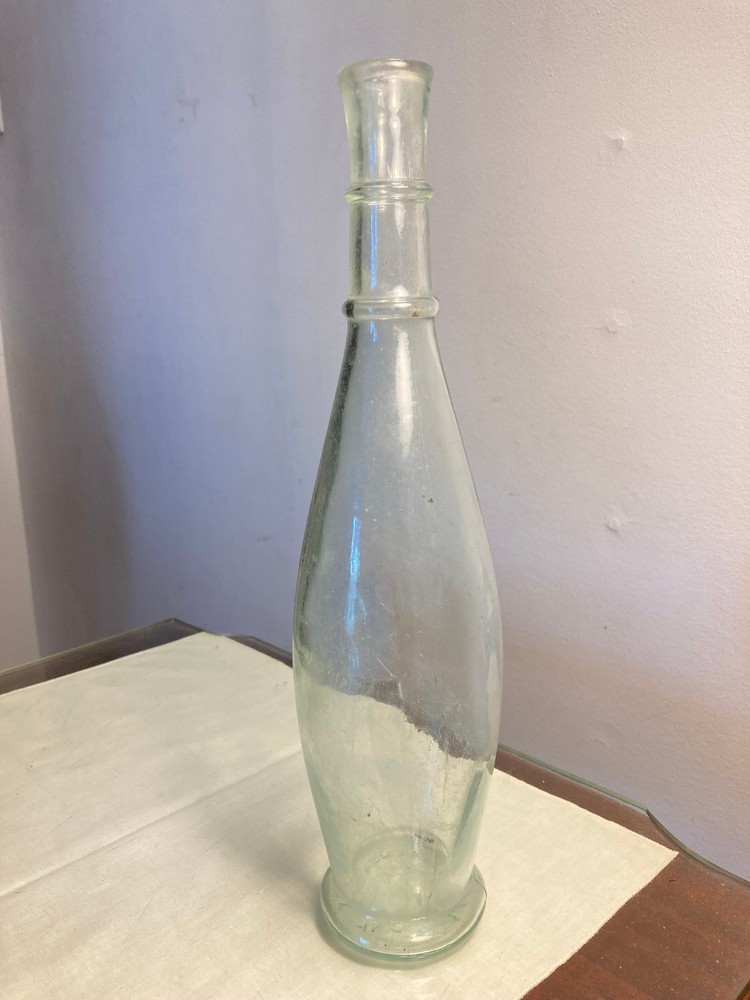Vintage Provencale Wine Bottle, 1969, 13 inches tall
