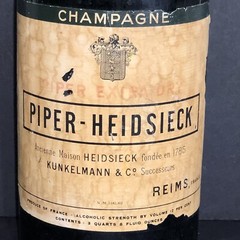 Vintage Piper-Heidsieck EMPTY 3L DOUBLE MAGNUM Champagne Bottle Reims, France