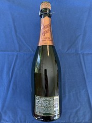 Empty 750 ml Bottle 1996 Perrier-Jouet Champagne Hand Painted Flowers