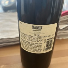 2016 Tignanello Antinori Empty Bottle Super Tuscan Toscana Red Wine 750ml Displa