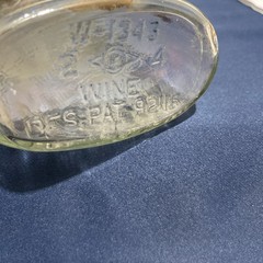 antique frisco wine co a36 4/5 pint bottle