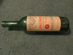 Vintage 1974 Petrus Pomerol Empty Bottle – No Cork