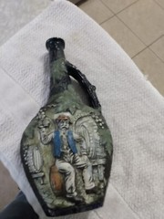 Vintage Italian Marchi Brescia stoneware bottle