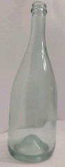 Vintage Aqua Blue/Green WINE Bottle Heavy Glass Beautiful Condition Decoration