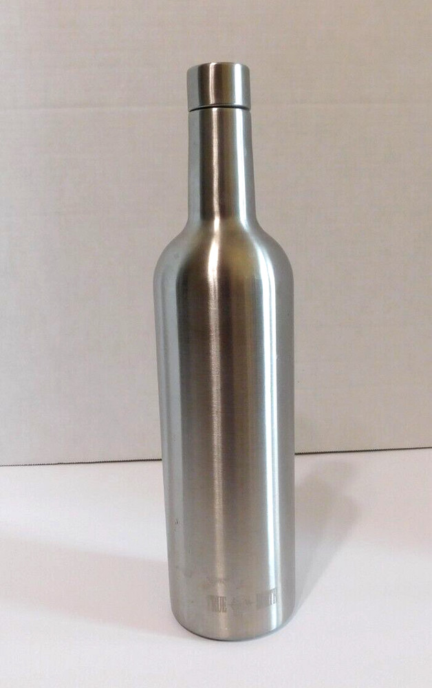 True North Aluminum Wine Bottle 26 Oz 12 Inches Tall 3 In Wide Screw Cap