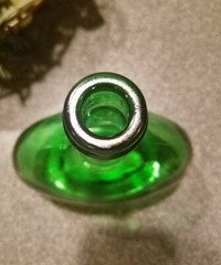 Vintage green glass bottle 1.5L BA