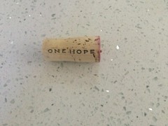 2020 One Hope Cabernet Sauvignon Wine bottle EMPTY