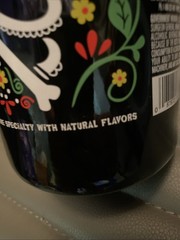 Stella Rosa Black Day Dead Empty Wine Bottle Sugar Skull Halloween Decor *Rare*