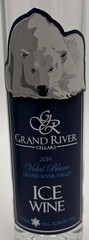 Lot of 2 Empty Decorative Ice Wine Bottles 375ml Laurello Vineyards & Grand Rive