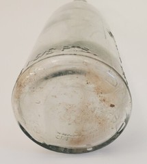Garrett & Co. Inc. Virginia Dare Wine Bottle New York USA Clear Glass 1 5/8 PTS.