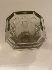 Monarch Wine Co. Clear Glass Decanter Bottle Manischewitz Brooklyn NY *EMPTY*