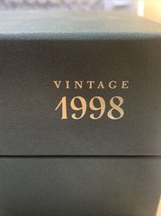 Dom Perignon 1998 Vintage Empty Bottle & Display Box Champagne Wine