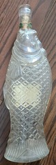 WINE BOTTLE: Vino Dell&rsquo;Elba, Fish-Shaped, Clear, Vintage 1961