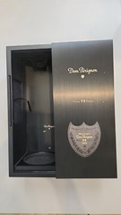 Rare Wine Dom Perignon P2 2000 Vintage Display Box w/ Metal Frontplate & Booklet